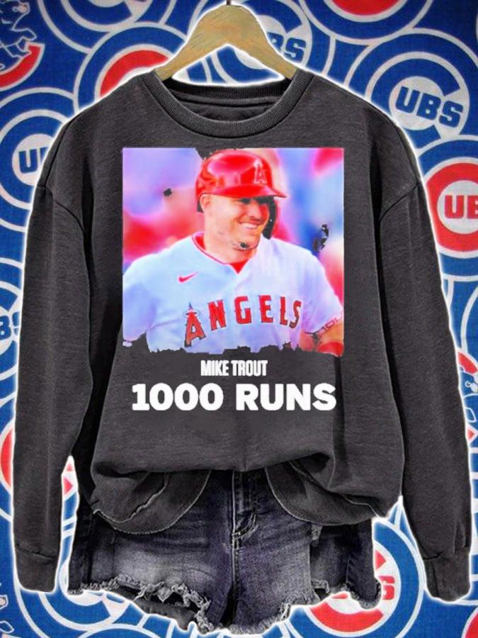 Congratulations Mike Trout 1000 Career Runs Shirt