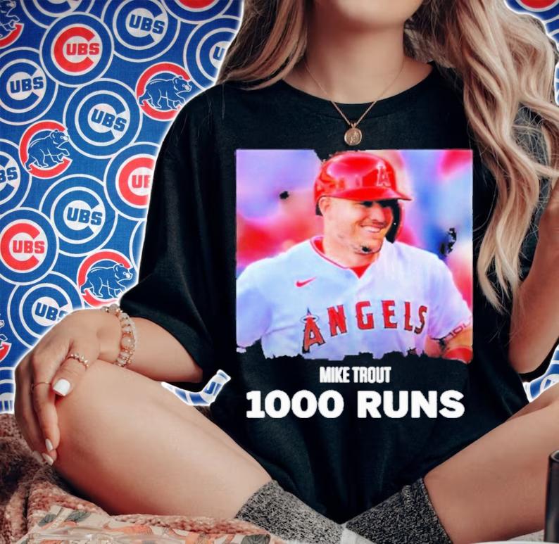 Congratulations Mike Trout 1000 Career Runs Shirt