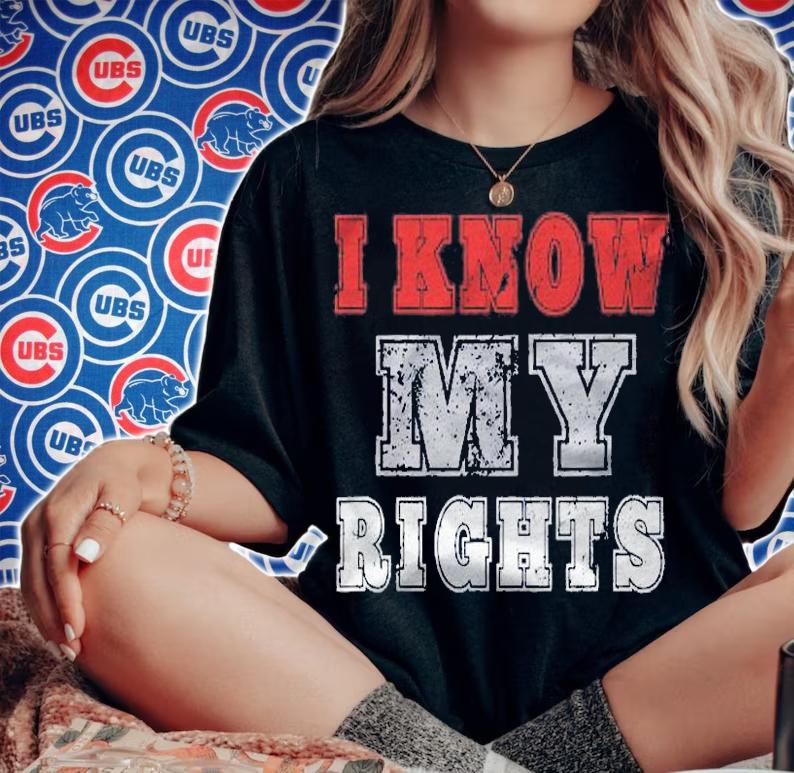 I Know My Rights Vintage Human Right Shirt woman shirt