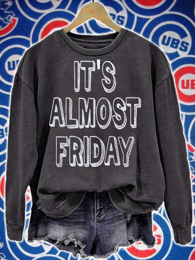 Its Almost Friday Weekend Comic Doodle Shirt sweatshirt
