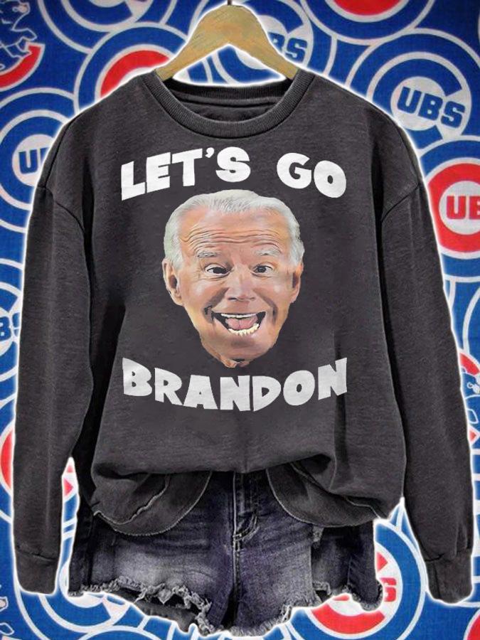 Let's Go Brandon Funny Face Joe Biden FJB T-Shirt