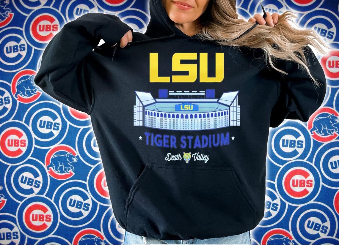 LSU Tiger Stadium Death Valley Shirt hoodie