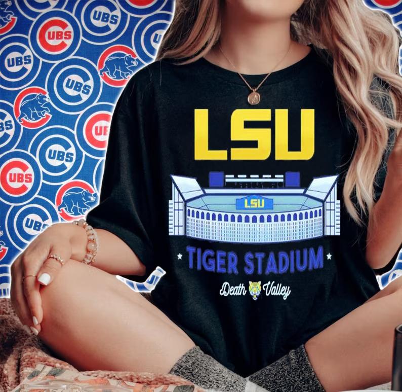 LSU Tiger Stadium Death Valley Shirt woman shirt