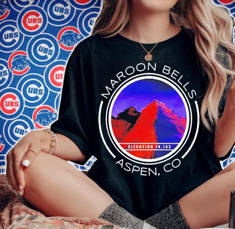 Maroon Bells Aspen Colorado Mountains T-Shirt