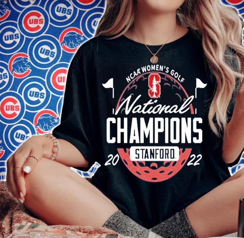 NCAA Women's Golf Stanford Cardinal Champions 2022 T-Shirt woman shirt