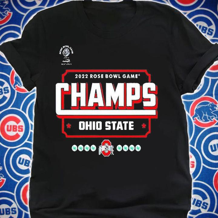 Ohio State Buckeyes 2022 Rose Bowl Game Champions T-shirt