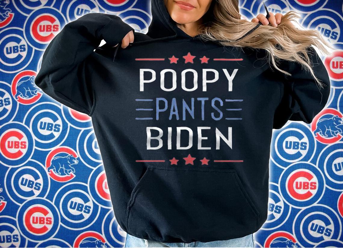 Poopy Pants Biden Funny 46 Accident Anti Biden T-Shirt hoodie