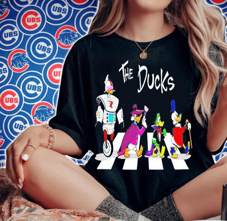 The Ducks Tales Abbey Road T-Shirt woman shirt