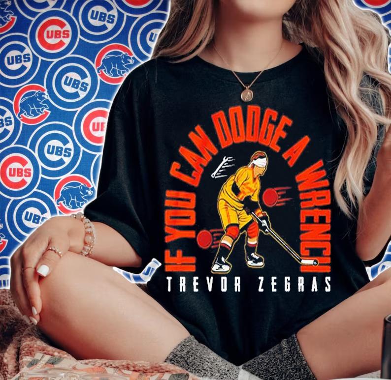 Trevor Zegras If You Can Dodge A Wrench T-Shirt