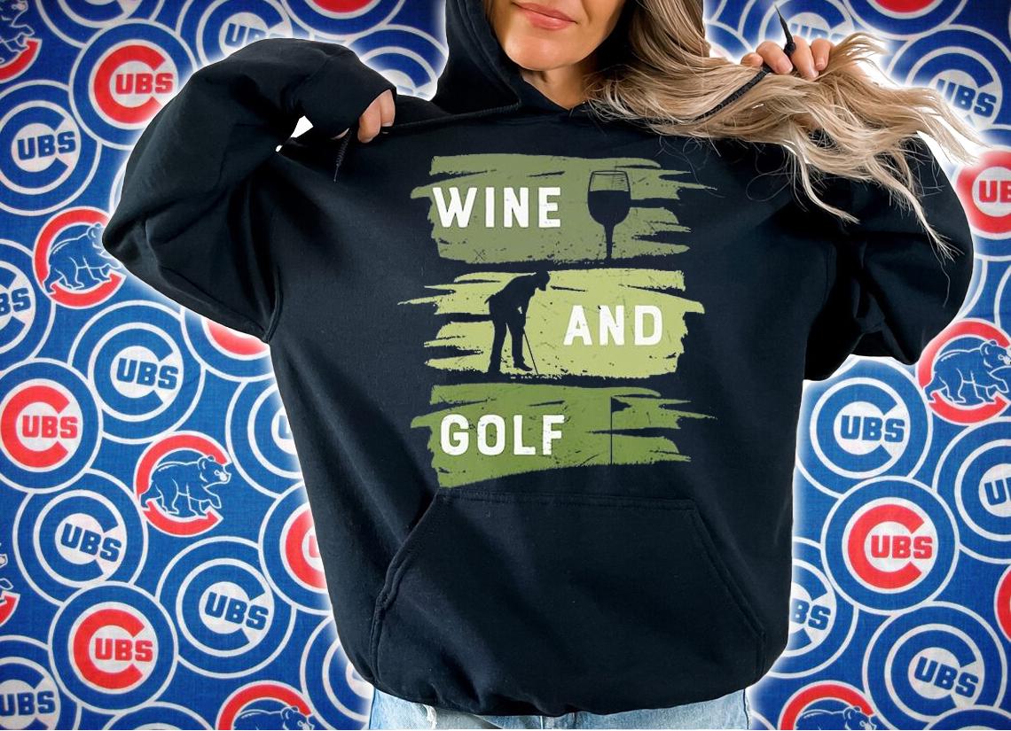 Wine And Golf T-Shirt hoodie