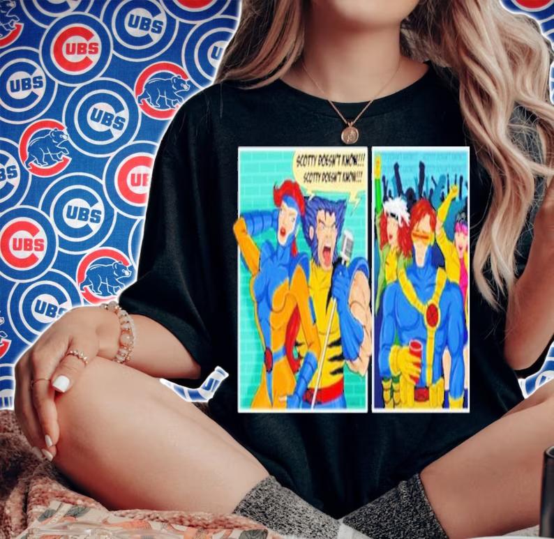 X-Men Comic Scotty Doesn't Know Shirt woman shirt