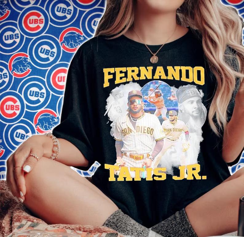 Fernando Tatis Jr. MLB San Diego Padres Player T-Shirt woman shirt