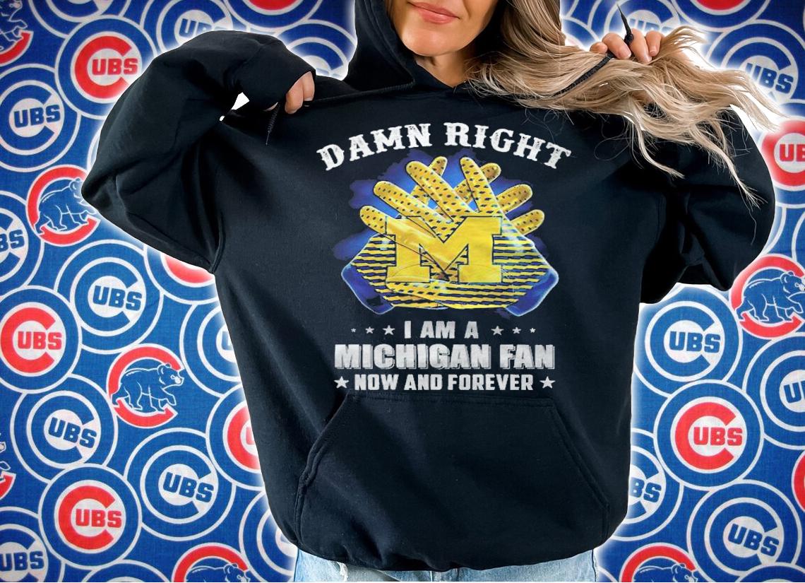 I am a Michigan fan now and forever T-shirt hoodie