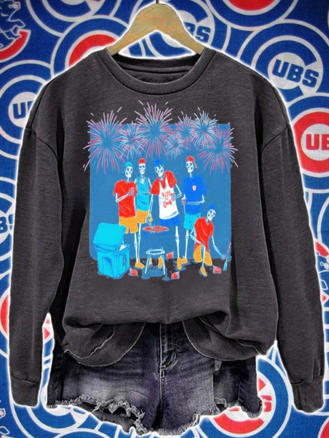 Skeleton The Cookout USA Shirt sweatshirt