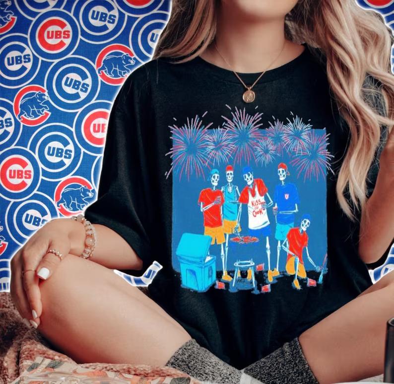 Skeleton The Cookout USA Shirt woman shirt