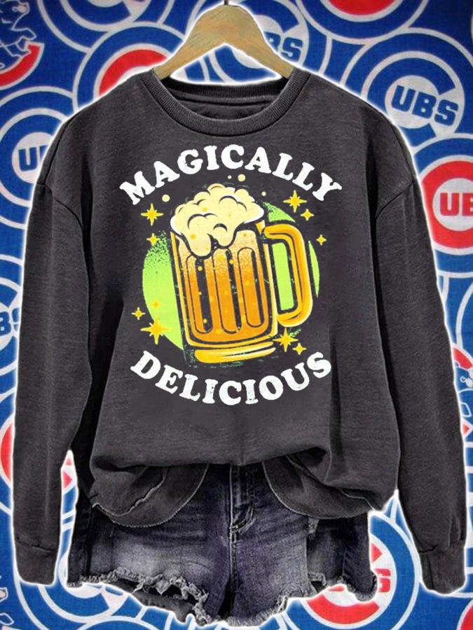 St. Patrick's Day Beer Magically Delicious Shirt sweatshirt