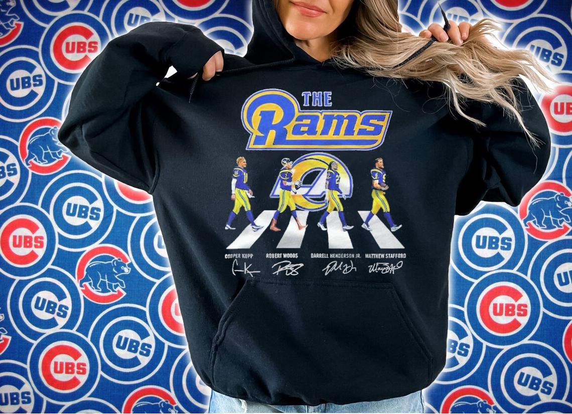 The Rams Abbey Road signatures shirt hoodie