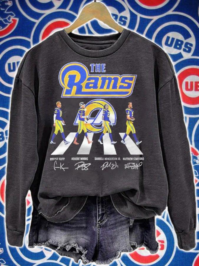 The Rams Abbey Road signatures shirt sweatshirt