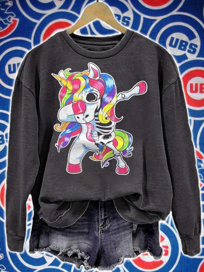 Unicorns Skeleton Halloween Costume 2020 Dab Dabbing Unicorn Shirt sweatshirt