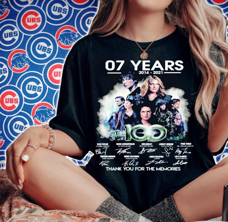 07 years 2014 2021 The 100 thank you for the memories t-shirt woman shirt