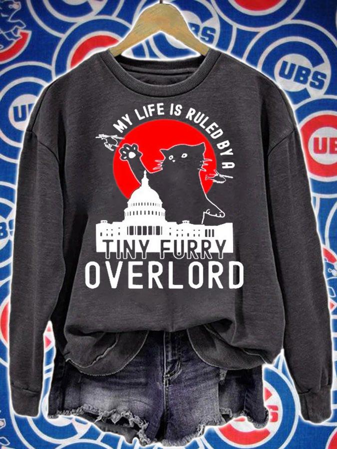 Cat My Life Is Ruled By A Tiny Furry Overlord T-Shirt