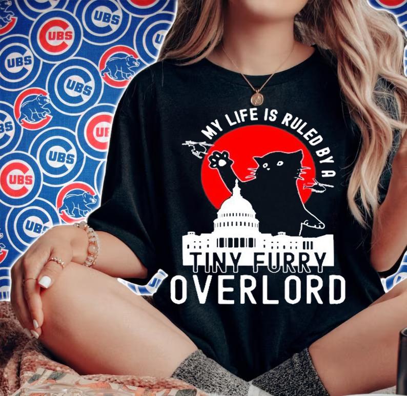 Cat My Life Is Ruled By A Tiny Furry Overlord T-Shirt