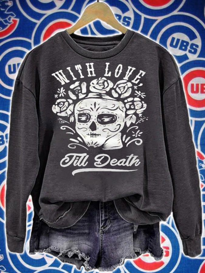 Day Of The Dead Skull Women Celebrate Dia De Los Muertos Shirt sweatshirt