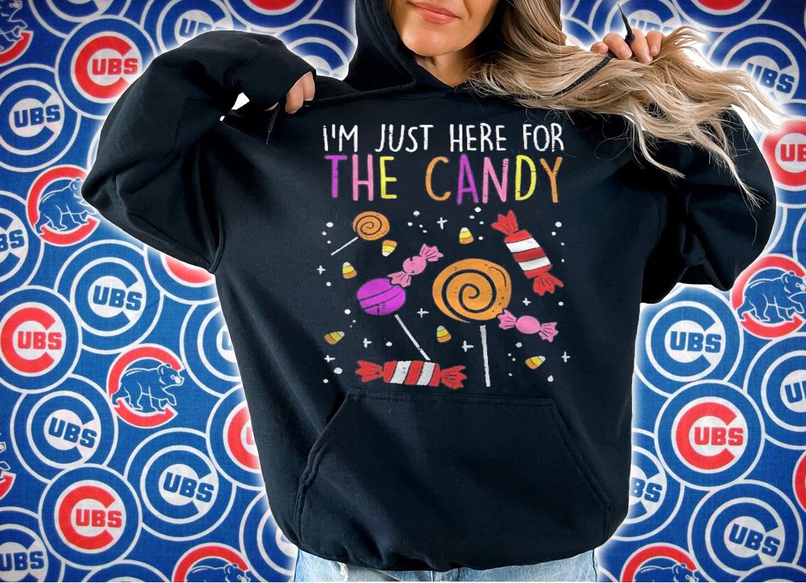 Here For The Candy Trick Treat Halloween Shirt hoodie