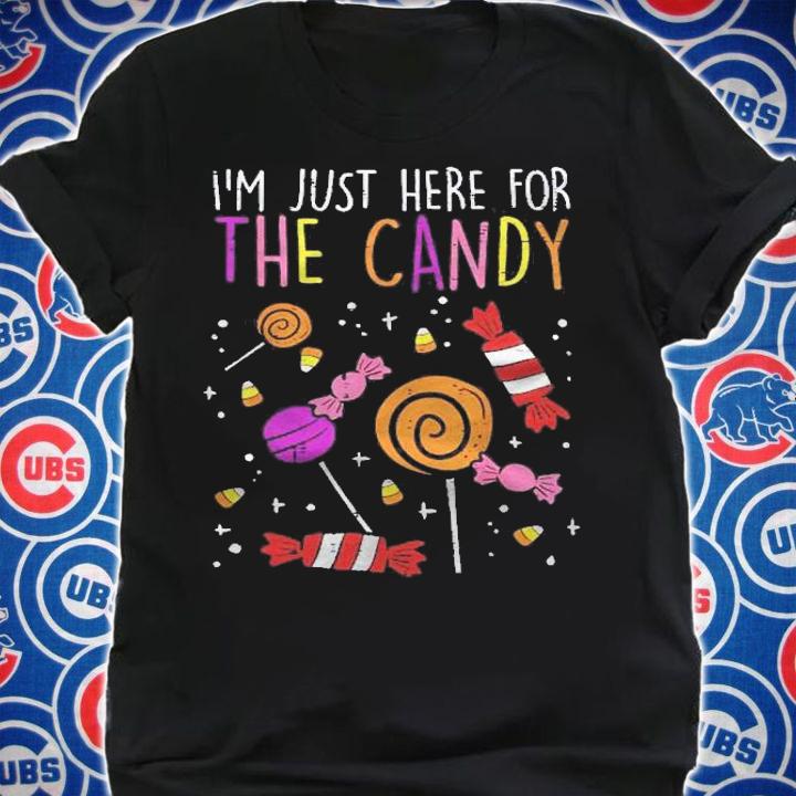 Here For The Candy Trick Treat Halloween Shirt shirt