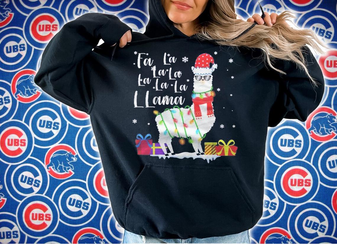 Llama Christmas Sweater Fa La La Llama Funny X-Mas Lover shirt