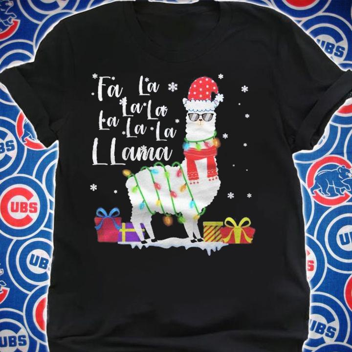 Llama Christmas Sweater Fa La La Llama Funny X-Mas Lover shirt