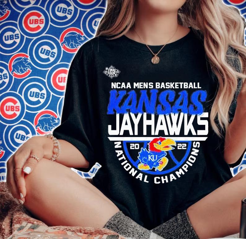 NCAA Mens Basketball Kansas Jayhawks 2022 National Champions T-Shirt