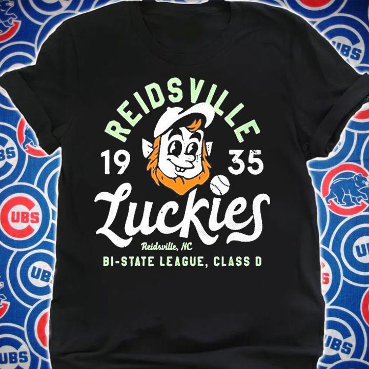 Reidsville Luckies North Carolina Vintage Minor League Baseball T-Shirt shirt