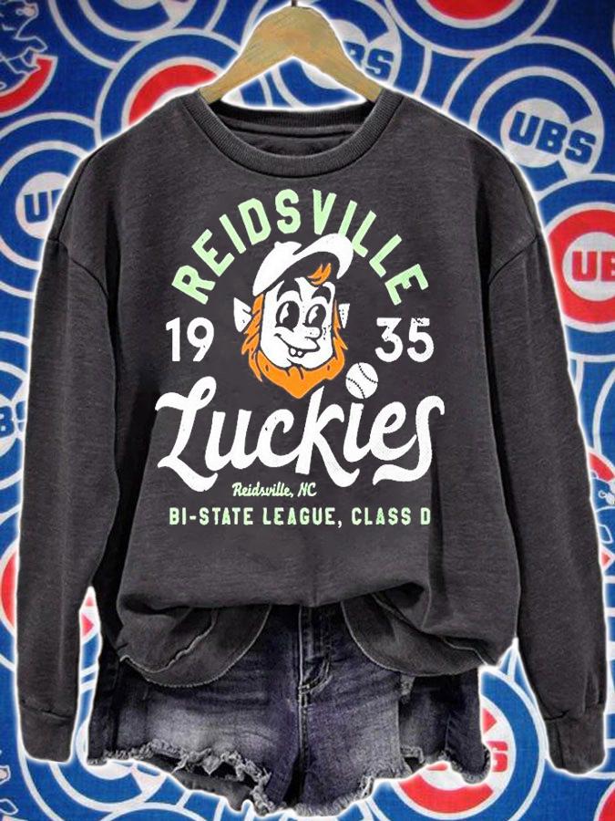 Reidsville Luckies North Carolina Vintage Minor League Baseball T-Shirt sweatshirt