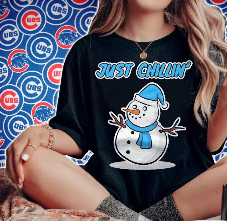 Snowman Shirt For Women In Winter  Just Chillin Shirt woman shirt
