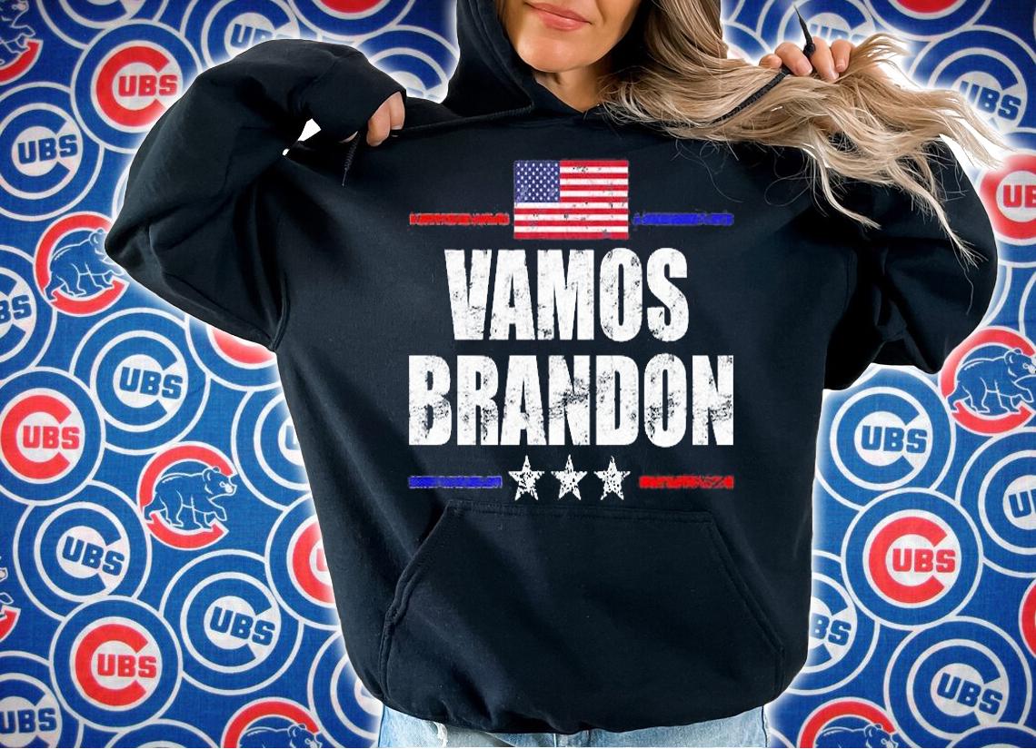 Vamos Brandon, Lets Go Brandon Meme, Let's Go Brandon US Flag T-Shirt hoodie
