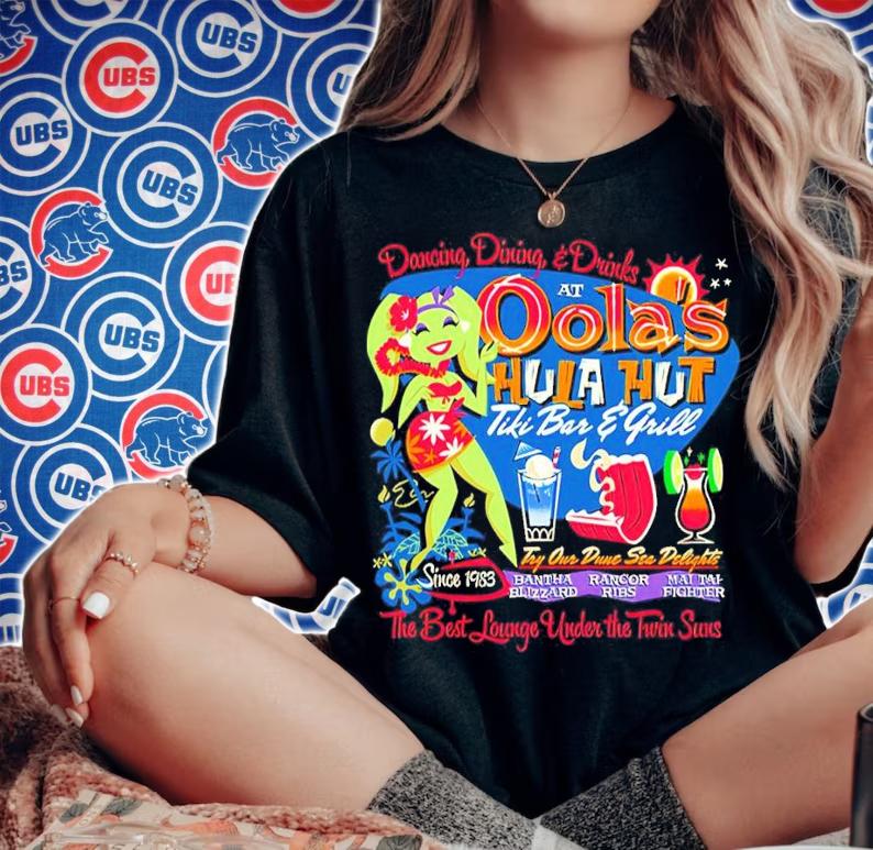 Dancing Dining And Drinks Oola's Hula Hut Tiki Bar And Grill Shirt