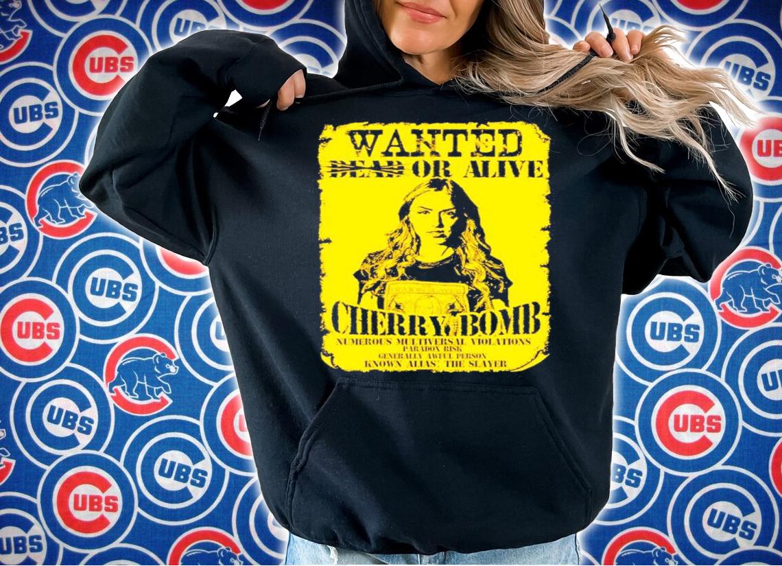 DemonXBunny Wanted Dead Or Alive The Slayer Cherry Bomb Shirt hoodie