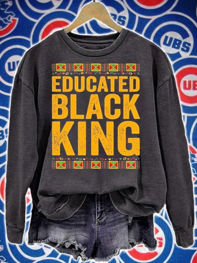 Educated Black King Month History 2022 T-Shirt sweatshirt