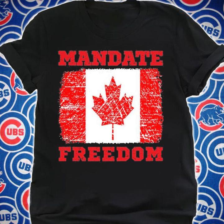 Freedom Convoy Truck Trudeau Drivers Protest Mandates Canada T-Shirt shirt