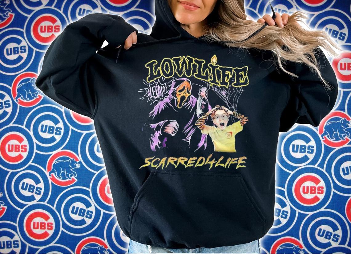 Ghostface lowlife scarred 4life T-shirt hoodie