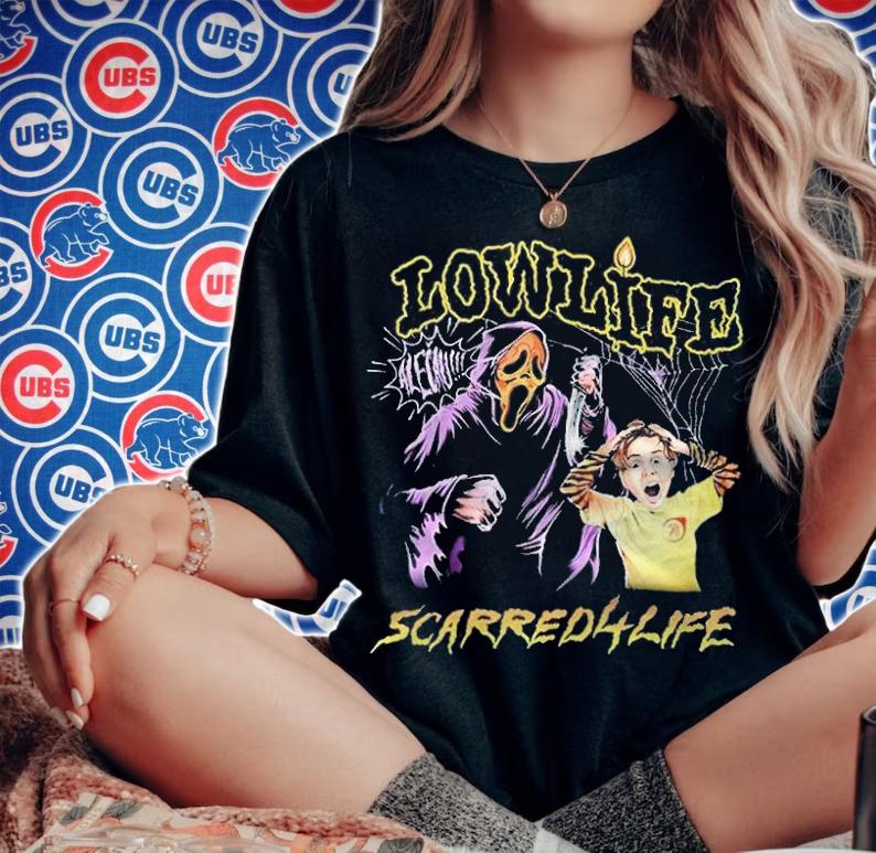 Ghostface lowlife scarred 4life T-shirt woman shirt