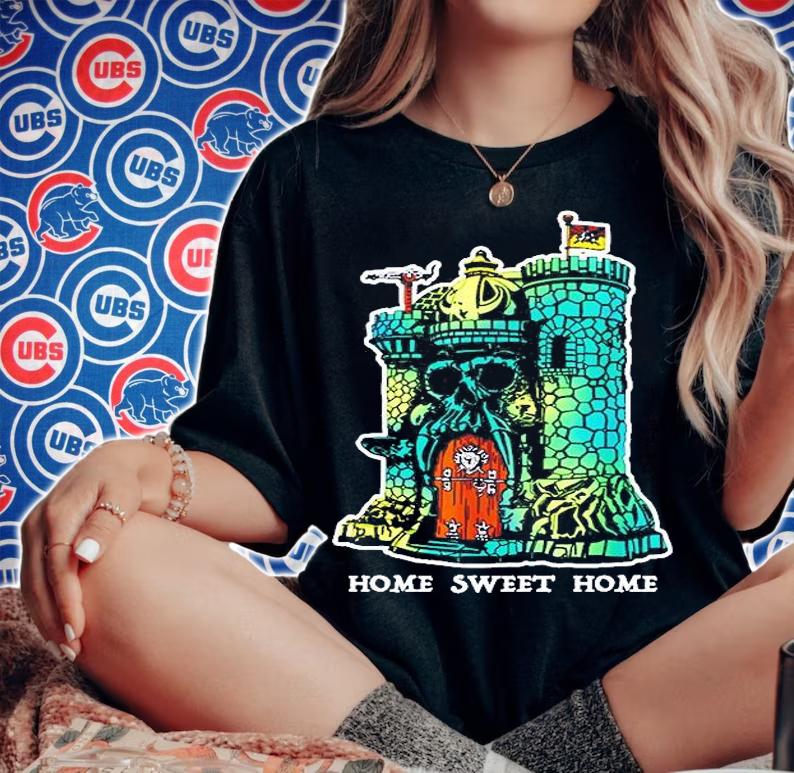 Home Sweet Home He Man Castle Toy 1980 T-Shirt woman shirt