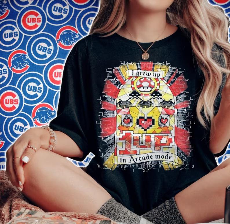 I Grew Up In Arcade Mode Shirt