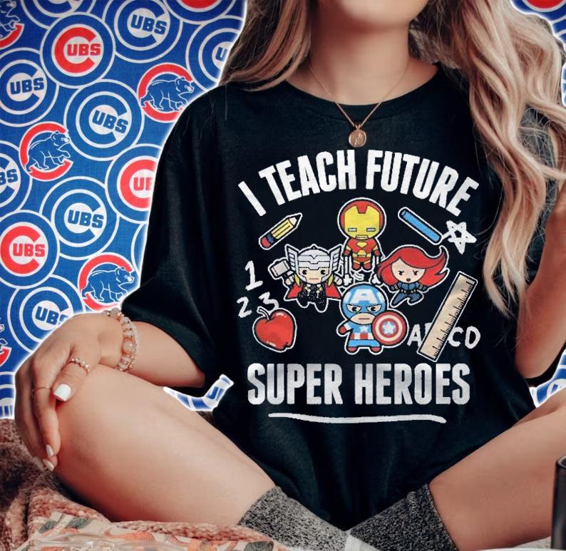 Marvel Avengers Classic I Teach Super Heroes Shirt woman shirt
