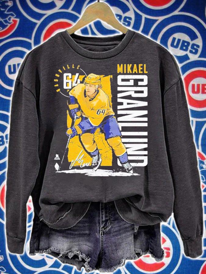 Mikael Granlund Nashville Vintage Hockey Shirt sweatshirt