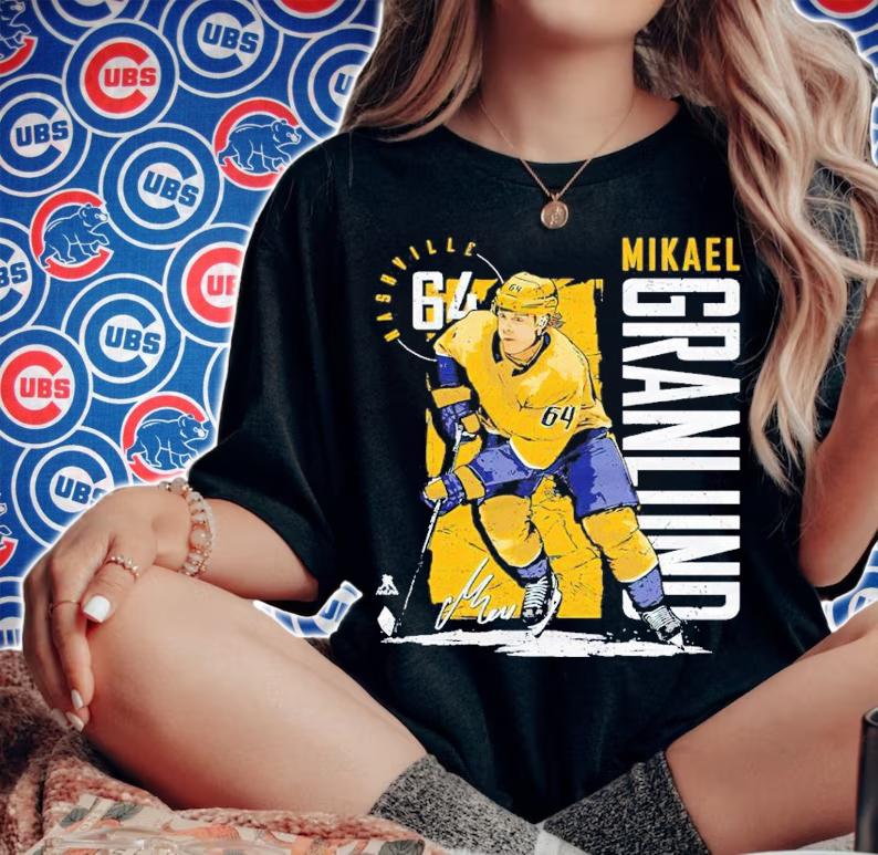 Mikael Granlund Nashville Vintage Hockey Shirt woman shirt
