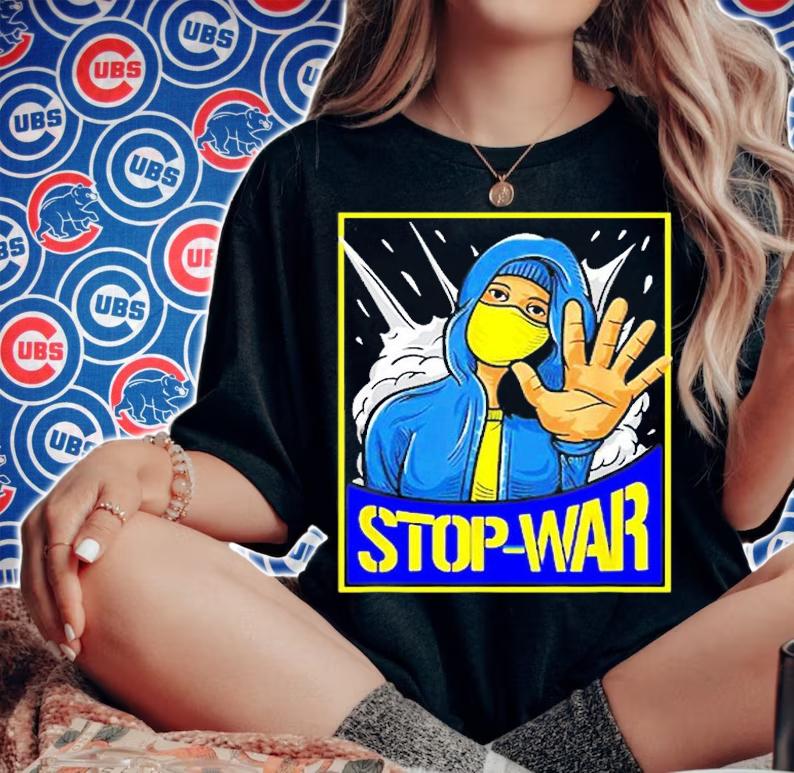 Stop War Free Ukraine T-Shirt woman shirt