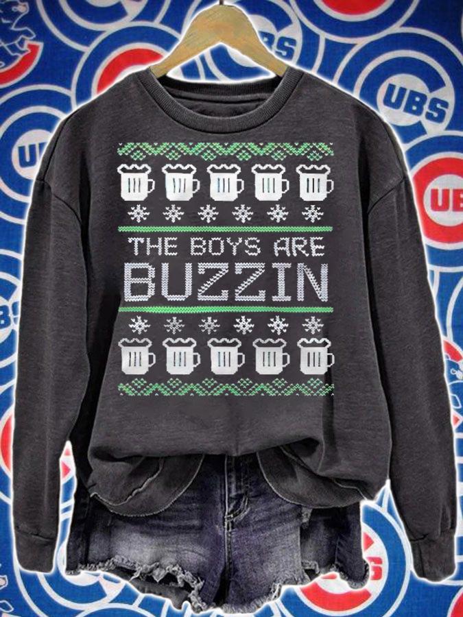 Ugly the boys are Buzzin Christmas T-shirt