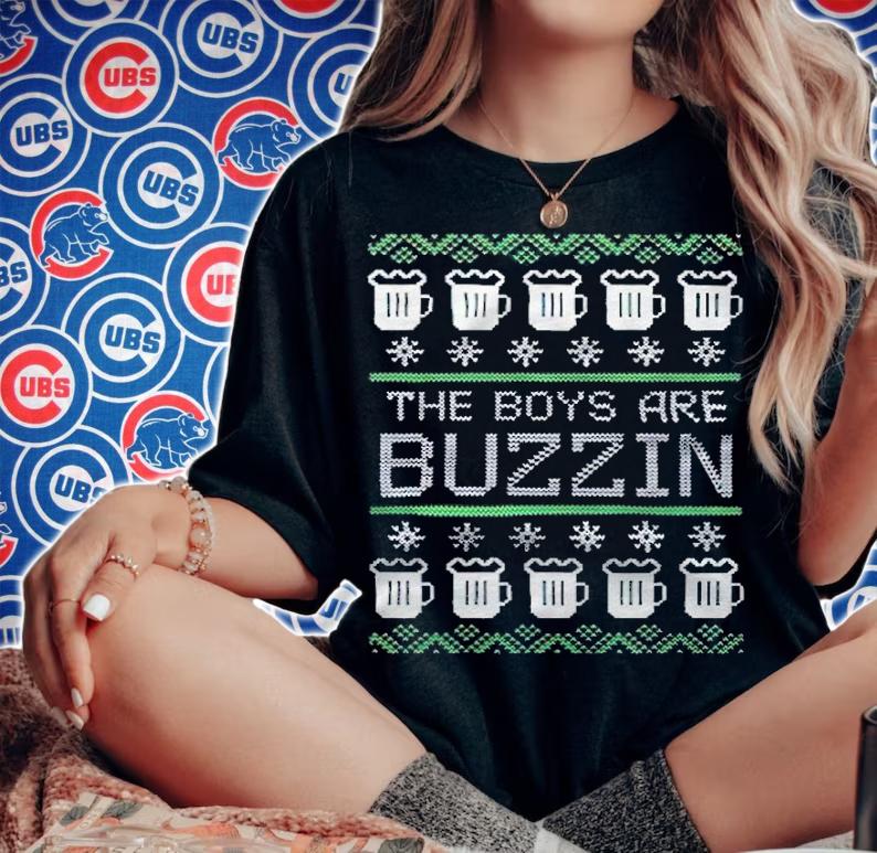Ugly the boys are Buzzin Christmas T-shirt